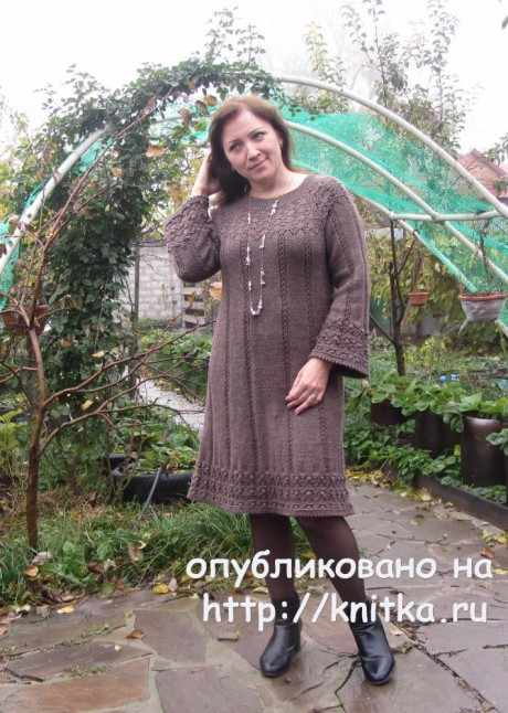 Вяжем спицами женское платье Вяжем спицами женское платье