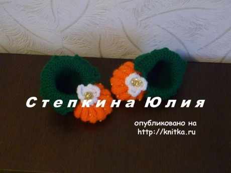 фото вязаных спицами пинеток