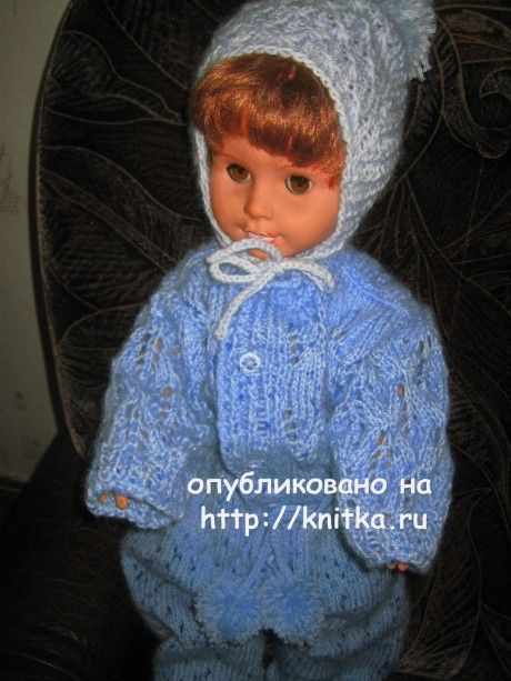 Детский комбинезон спицами