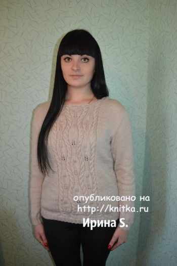 женский свитер спицами