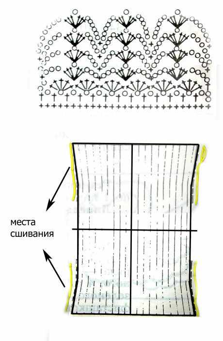 Схема вязания болеро спицами