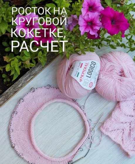 Как сделать расчет ростка для круглой кокетки