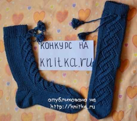 носки спицами