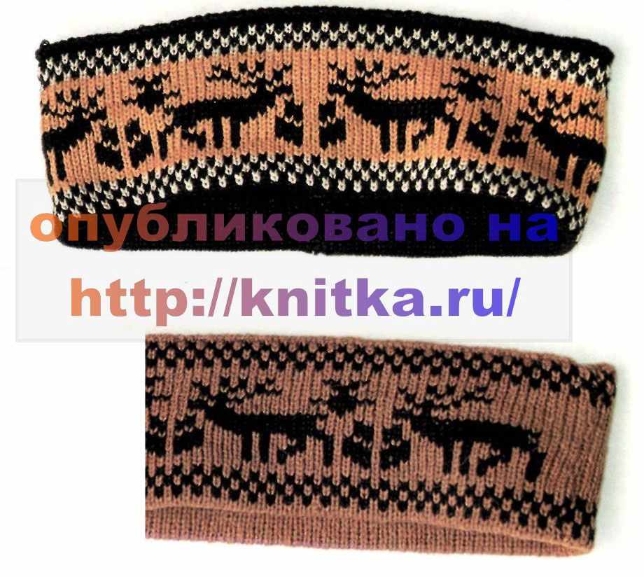 вязаная полоска на голову вязаная полоска на голову