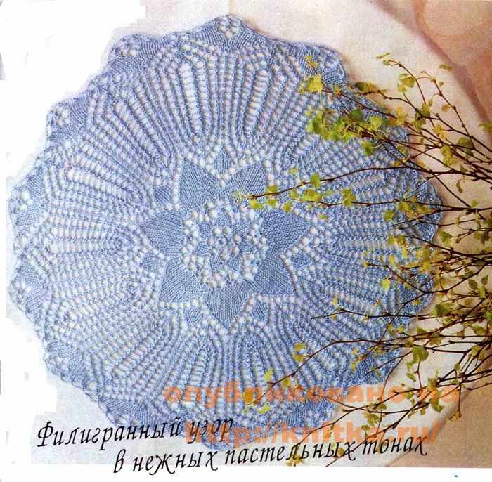 вязаная салфетка вязаная салфетка