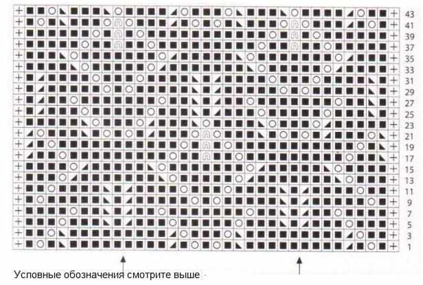 Схема к цветочному узору