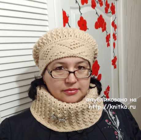 снуд спицами
