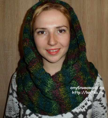снуд спицами