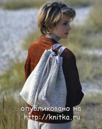 Серый рюкзак