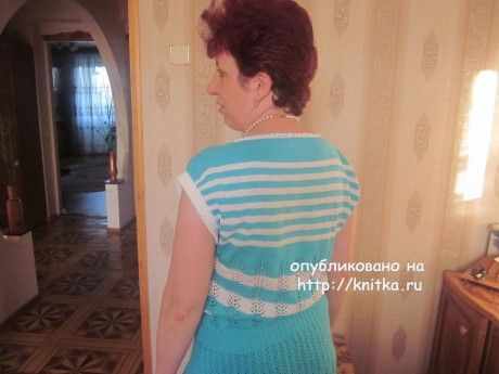 женский костюм спицами