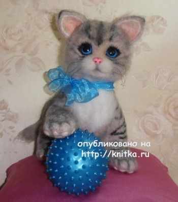 Вязаные спицами игрушки - работы Ирины