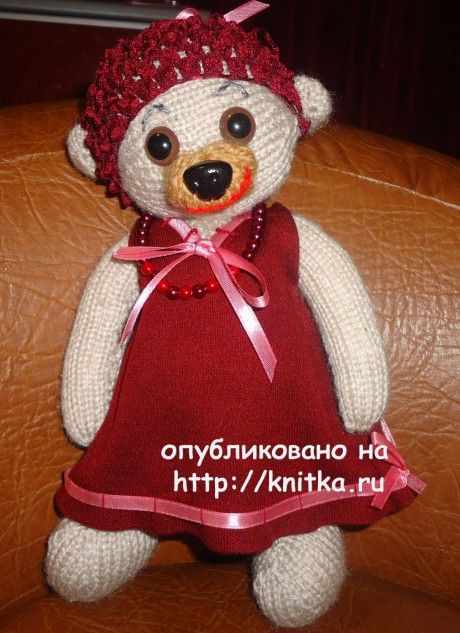 вязаные спицами игрушки
