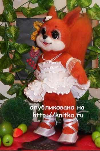 Вязаная игрушка - работа Ирины