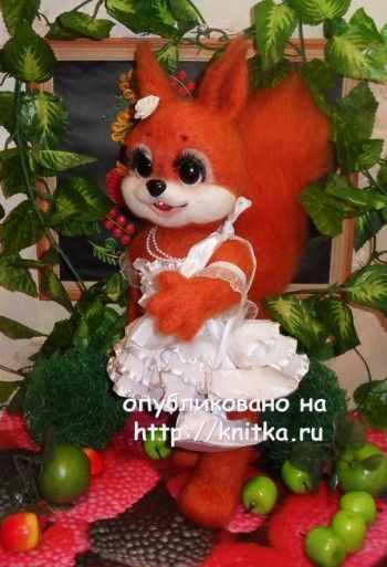 Вязаная игрушка - работа Ирины