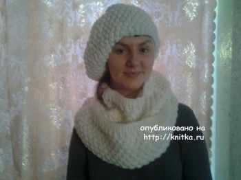 Шапка и снуд - работы Maryana
