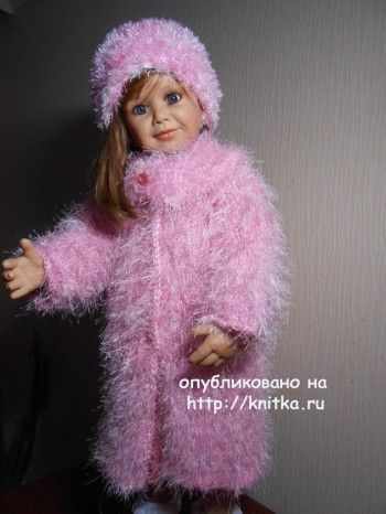 Пальто и шапочка для девочки - работа Татьяны Султановой