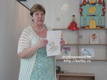 Накидка спицами Накидка спицами