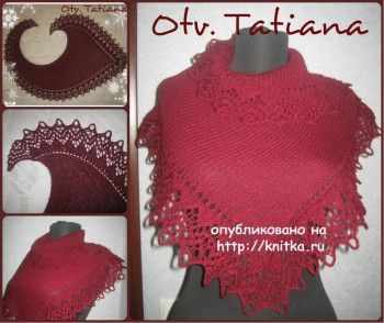 Фишю Lacy Katy - работа Татьяны