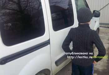 Вязаный свитер и шапочка для мальчика - работы Ирины