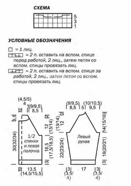 Схема кардигана для мальчиков